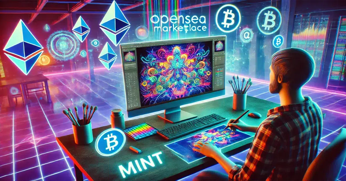 step by step guide on how to create and sell nft art online